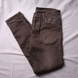 Ksubi‎ Mens Brown Denim Jeans Slim Fit Detailed Stitching Size 32 Rare